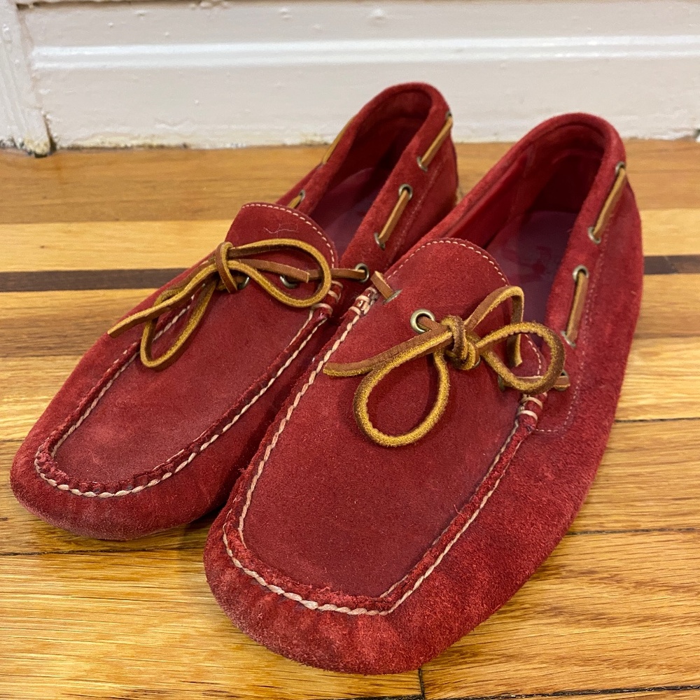 Brooks Brothers Red Suede Driving Moccs - 12